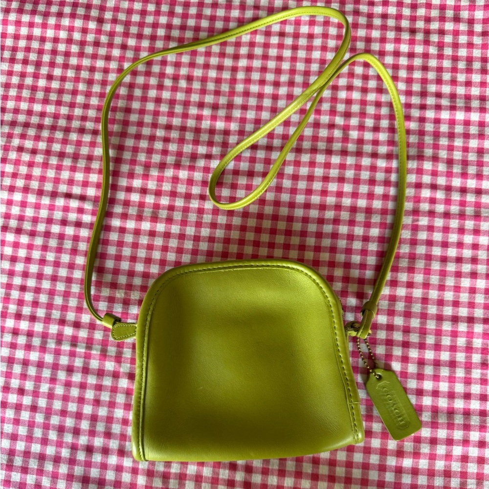 Coach Lime Green Crossbody Bag